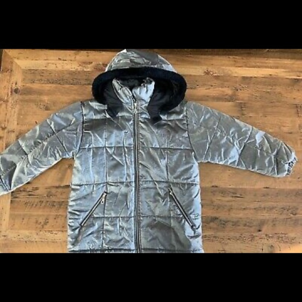 Andy Johns Vintage Silver Ski Coat